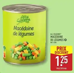 ALDI ALL SEASONS Macédoine de légumes offre