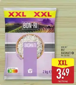 ALDI BON-RI RIZ BASMATI offre
