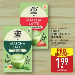 ALDI ASIA GREEN GARDEN MATCHA LATTE offre