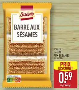 ALDI Biscotto BARRE AUX SÉSAMES offre