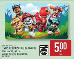 ALDI PAT' PATROUILLE TAPIS DE DOUCHE OU BAINOIRE offre