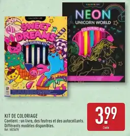ALDI KALIDOSCOPE KIT DE COLORIAGE offre