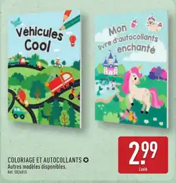ALDI COLORIAGE ET AUTOCOLLANTS offre