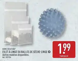 ALDI HOME CREATION FILET À LINGE OU BALLES DE SÈCHE-LINGE offre