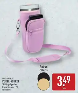 ALDI LIVE IN STYLE PORTE-GOURDE offre