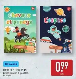 ALDI LIVRE DE STICKERS offre