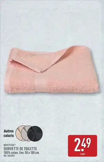 NOVITESSE SERVIETTE DE TOILETTE