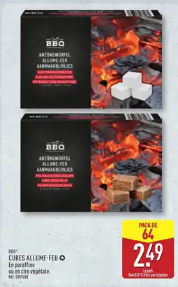 ALDI BBQ CUBES ALLUME-FEU offre