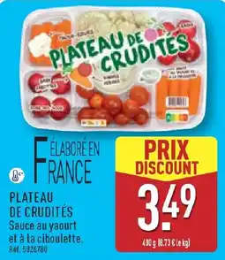 ALDI PLATEAU DE CRUDITÉS offre