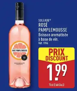 ALDI SOLEADE ROSÉ PAMPELMOUSSE offre
