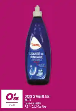Netto TANNO LIQUIDE DE RINÇAGE offre