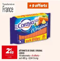 Netto Coraya Bâtonnets de crabe offre