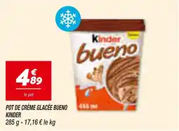 Netto Kinder pot de crème glacée bueno offre