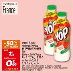 Netto YOP Yaourt à boire offre