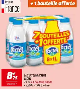 Netto Lactel LAIT UHT DEMI-ÉCRÉMÉ offre