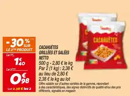 Netto CACAHUETES offre