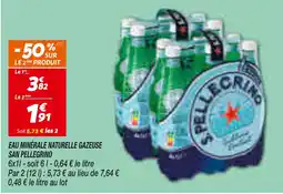 Netto S.Pellegrino Eau minérale naturelle gazeuse offre
