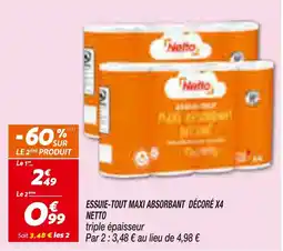 Netto Netto Essuie-tout maxi absorbant décoré offre