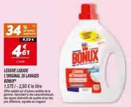 Netto BONUX LESSIVE LIQUIDE offre