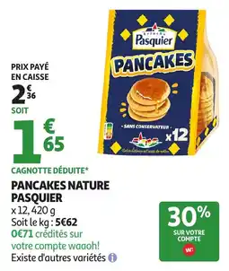 Auchan Pasquier Pancakes offre