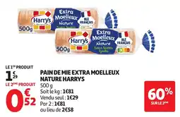 Auchan Harrys Pain de mie extra moelleux offre
