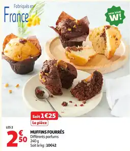 Auchan MON JOUR W! MUFFINS FOURRÉS offre