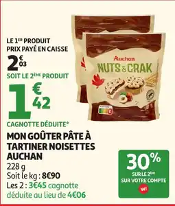 Auchan Auchan Nuts & Crak offre