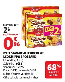 Auchan P'tit Savane Léo l'Hippo offre