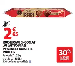 Auchan POULAIN Rochers au chocolat offre