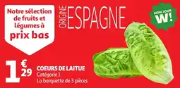 Auchan COEURS DE LAITUE offre