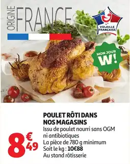 Auchan POULET RÔTI offre