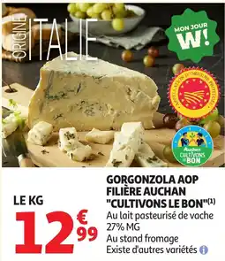 Auchan Gorgonzola AOP Filière Auchan offre