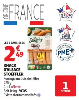 Auchan Stoeffler Knack d'Alsace offre