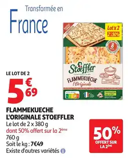 Auchan Stoeffler FLAMMEKUECHE L'Originale offre
