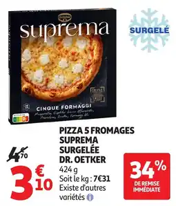 Auchan DR. OETKER PIZZA 5 FROMAGES offre