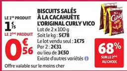 Auchan Curly Vico offre