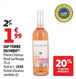 Auchan Pierre Chanau Terres du Midi offre