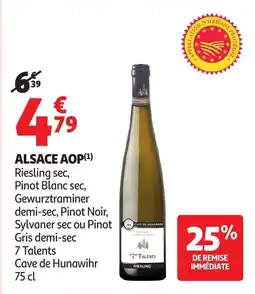 Auchan 7 Talents Riesling offre