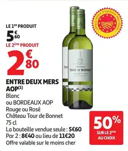 Auchan Château Tour De Bonnet Entre deux mers aop offre