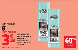 Auchan L'ORÉAL PARIS SPRAY INSTANTANÉ EFFACEUR DE RACINES offre