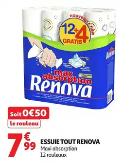 Auchan Renova Essuie tout offre