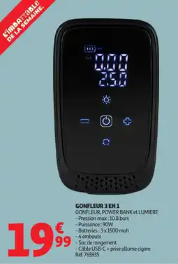 Auchan GONFLEUR 3 EN 1 offre