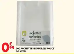 Auchan Pochettes perforées offre
