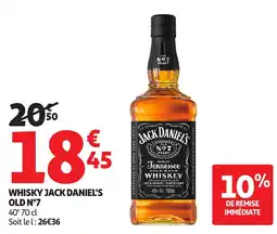 Auchan Jack Daniel's Whisky offre