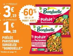 E.Leclerc Bonduelle Poêlée Parisienne offre