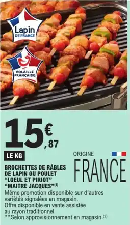 E.Leclerc Lapin DE FRANCE offre