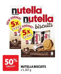 Auchan nutella biscuits offre