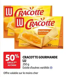 Auchan LU CRACOTTE GOURMANDE offre