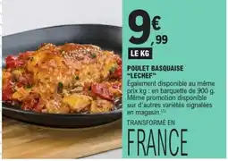 E.Leclerc LECHEF POULET BASQUAISE offre