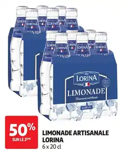 Auchan Lorina Limonade artisanale offre